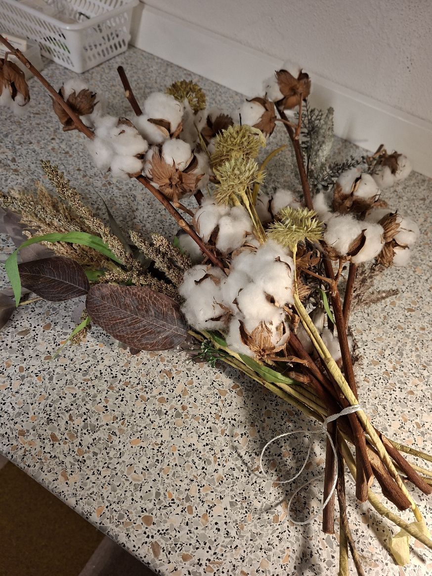 Tørrede blomster - stor buket
