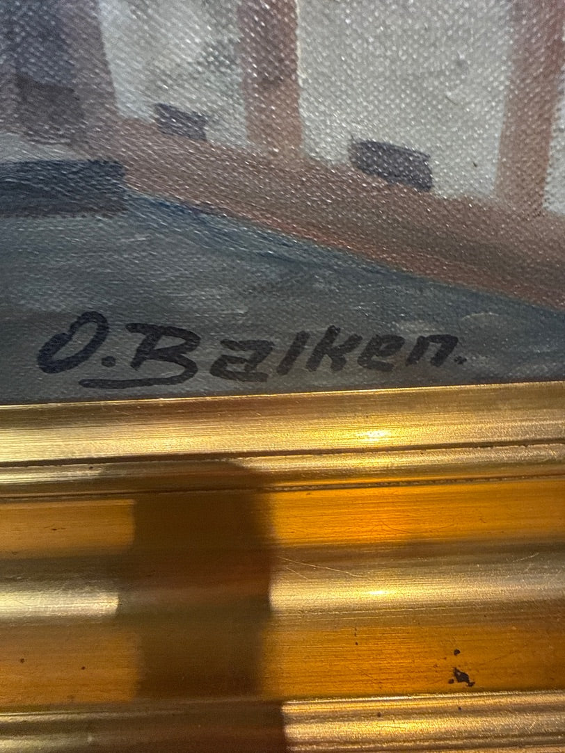 Maleri "O. Balken"