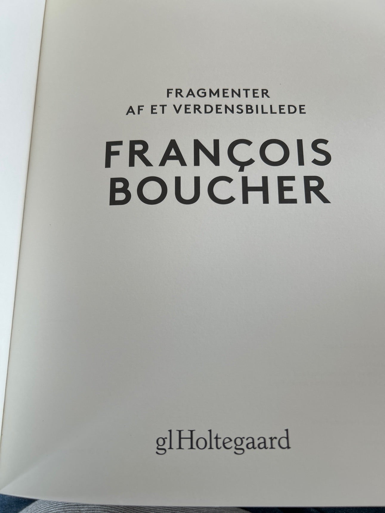Francois Boucher:Fragmenter af et verdensbillede