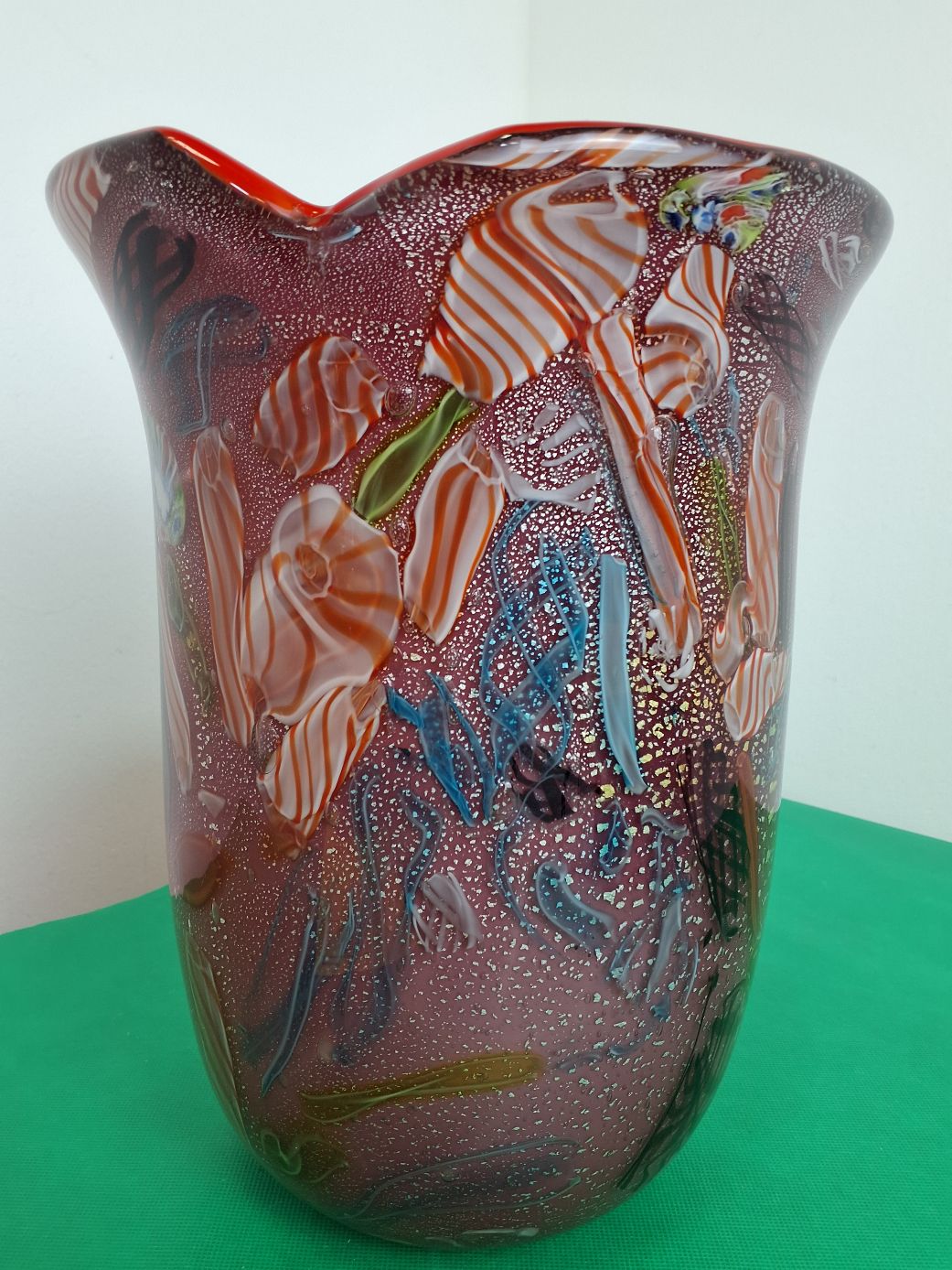 Kunst glas vase
