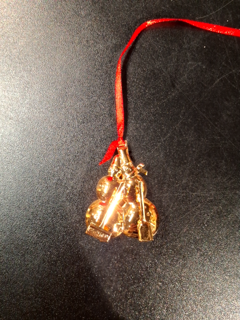Georg Jensen snemand og juletræ