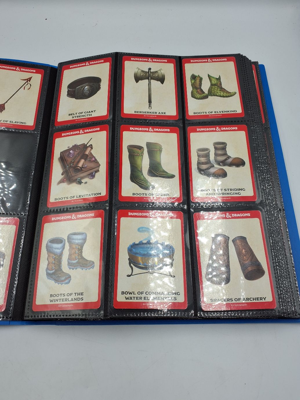 D & D Magic Item cards