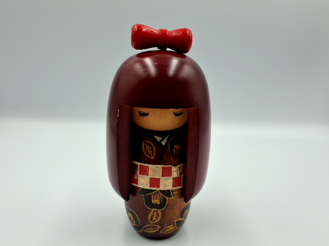 4 Japanske Kokeshi dukker