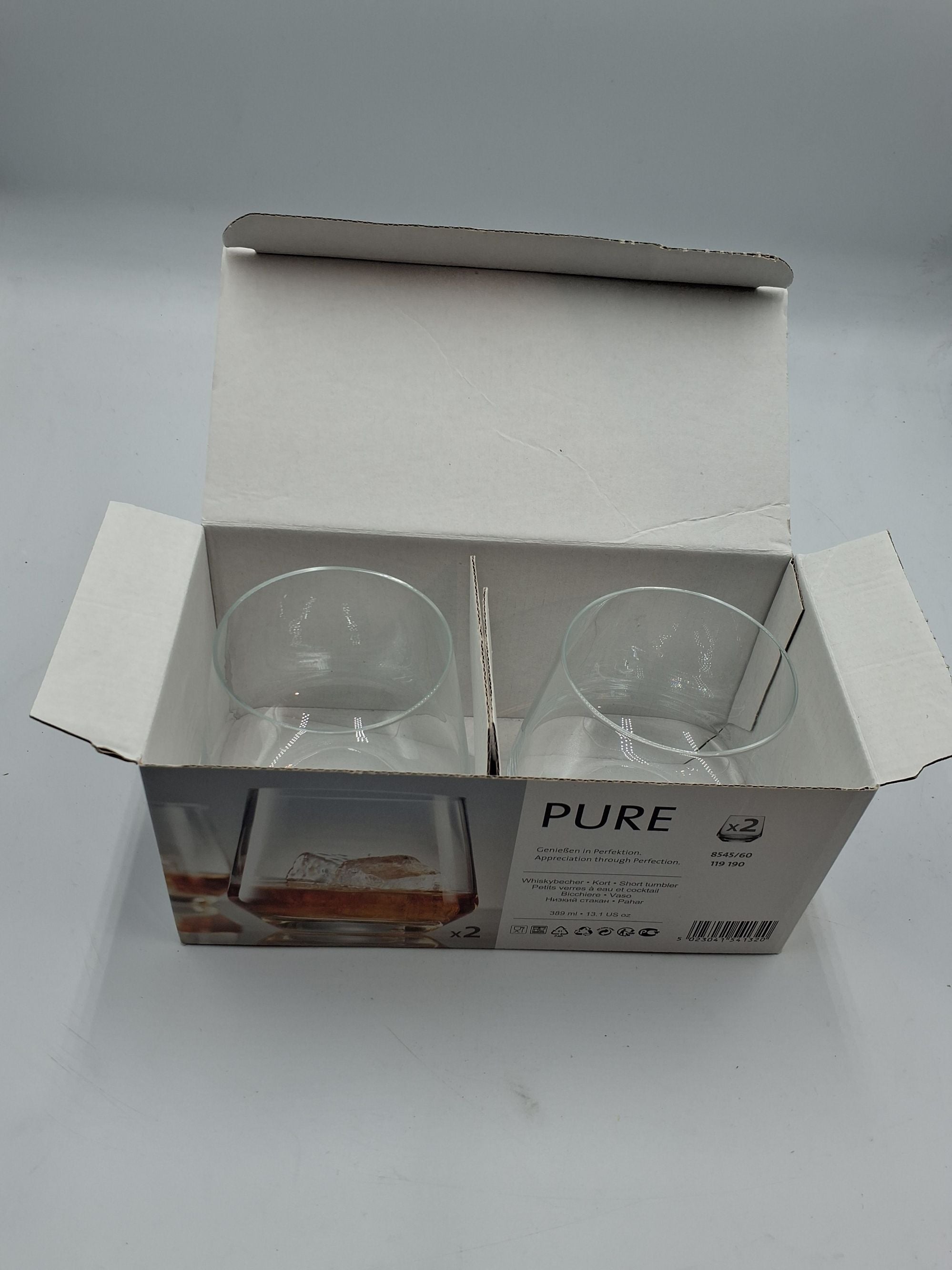 Pure whisky glas