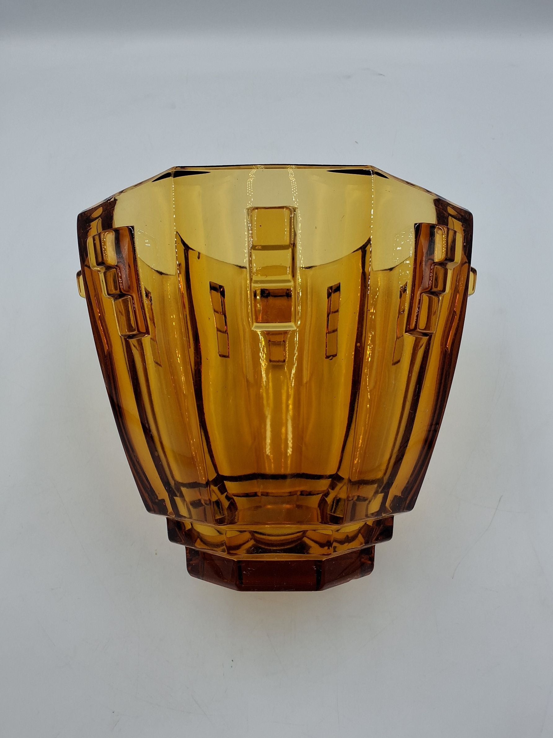 Antik Art Deco glas vase