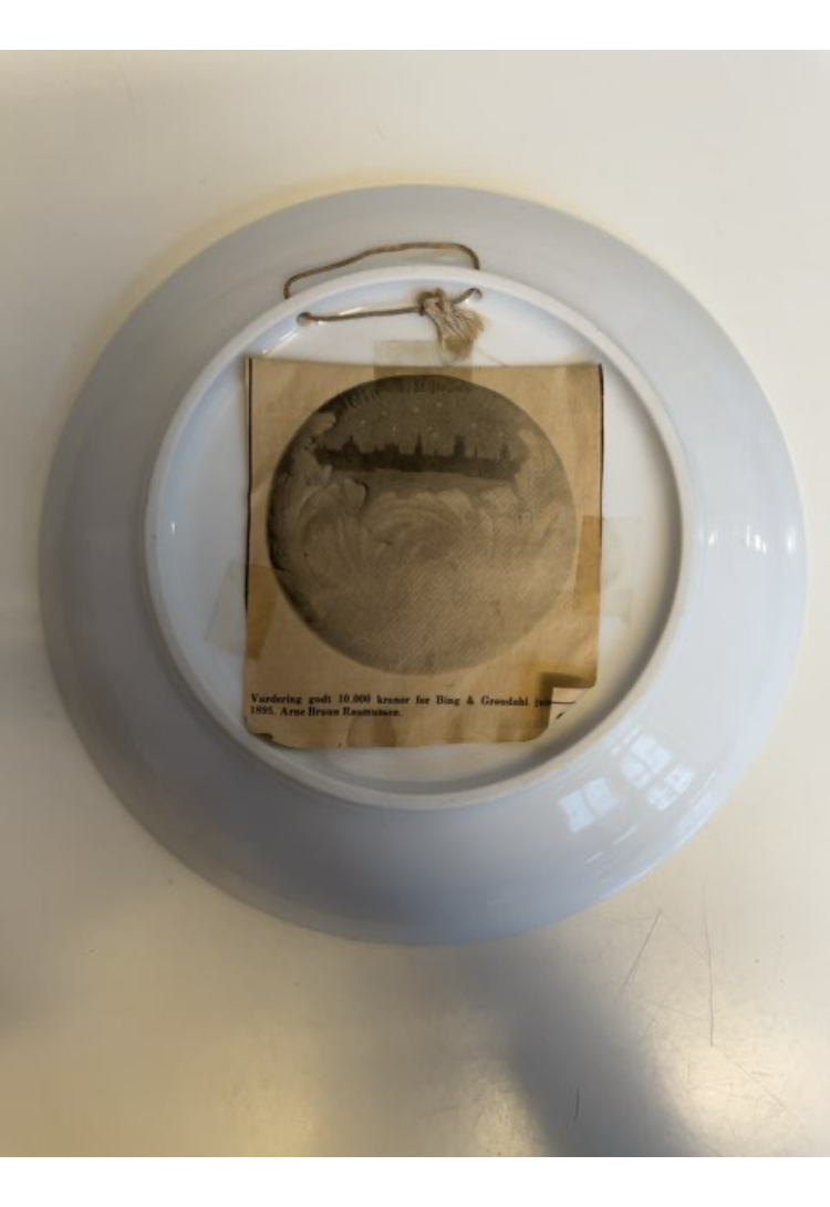 Bing og Grøndahl juleplatte 1895-1915