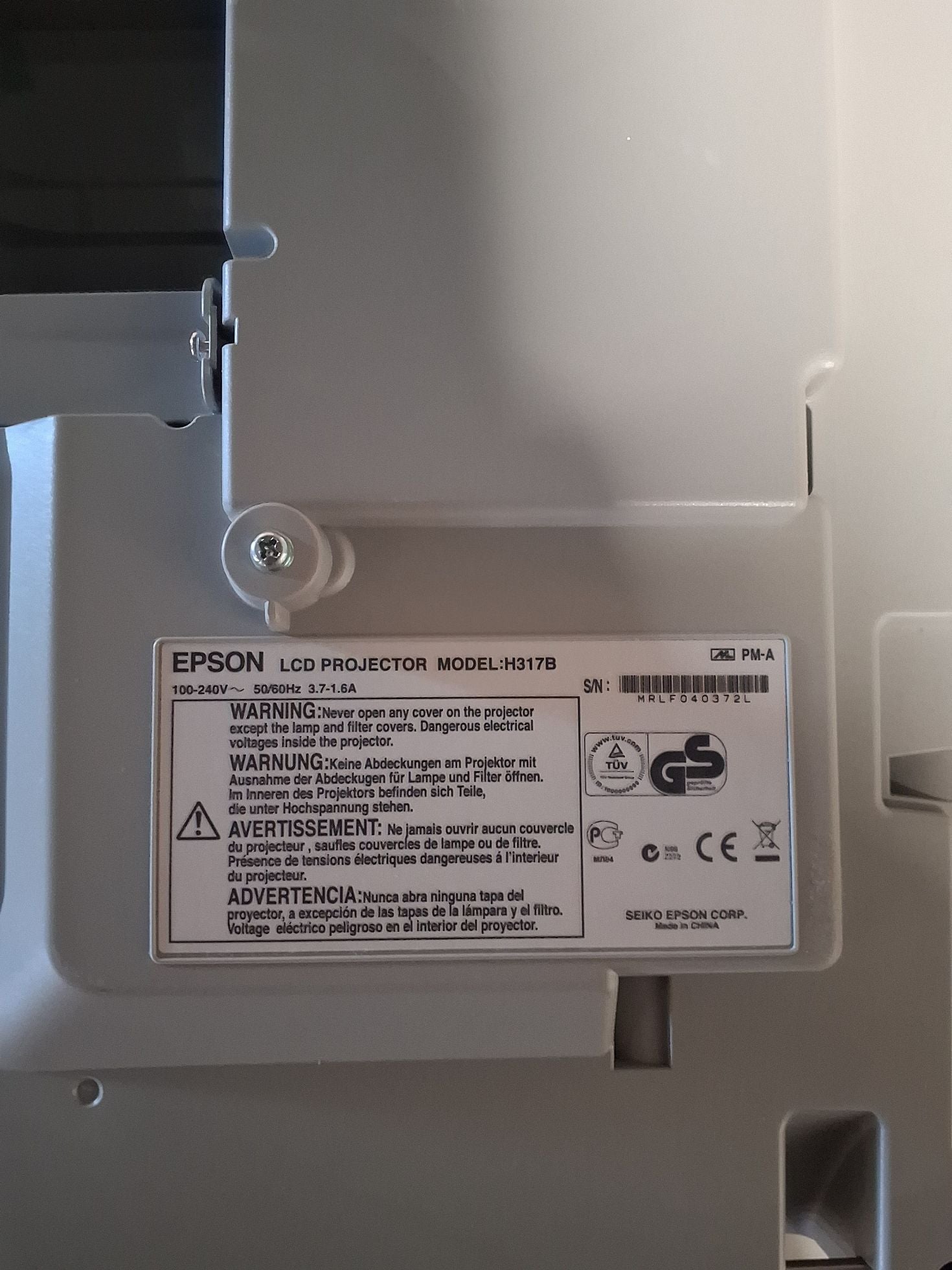 Projekter, model Epson