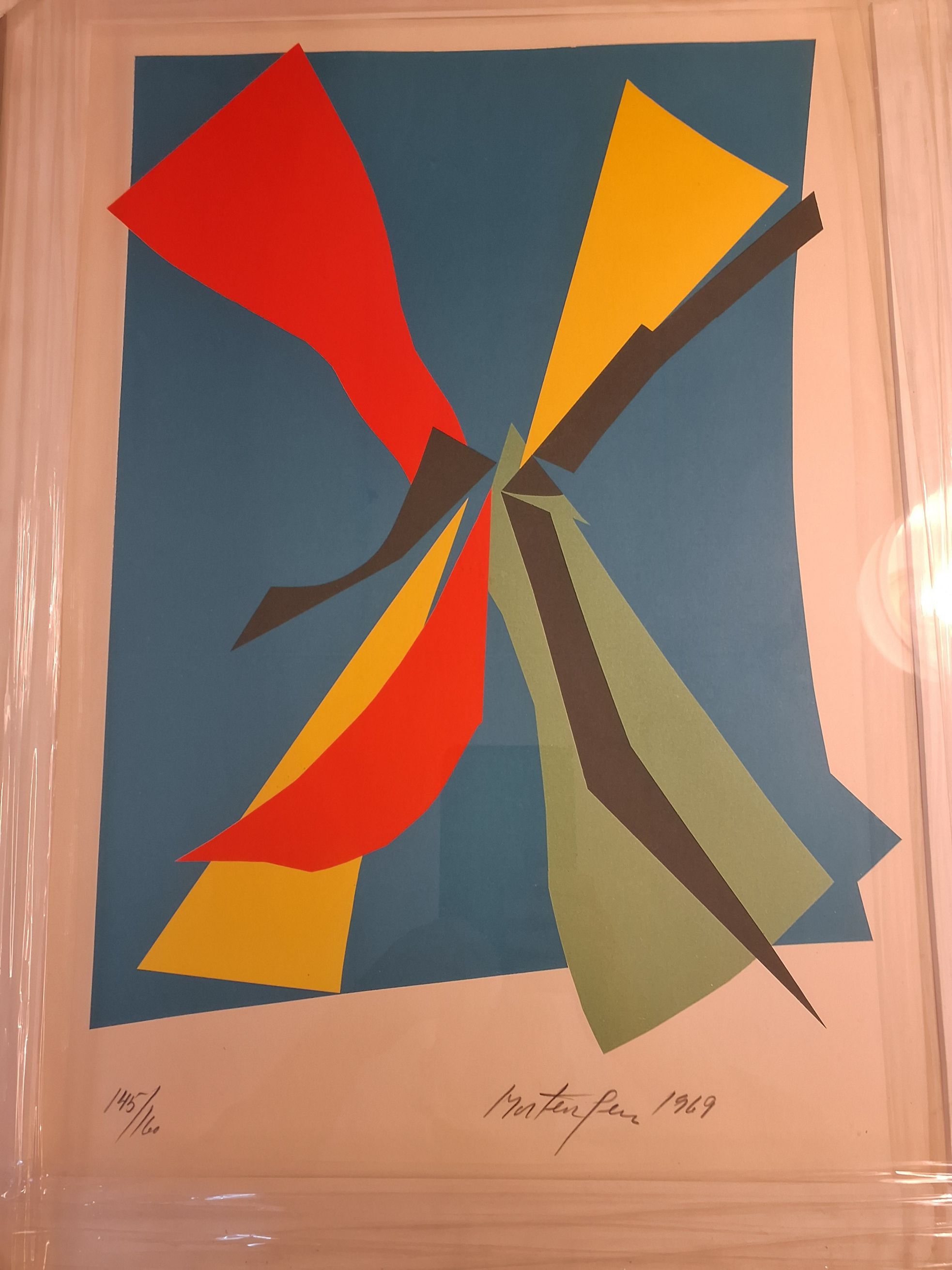 Richard Mortsensen Litografi 1969