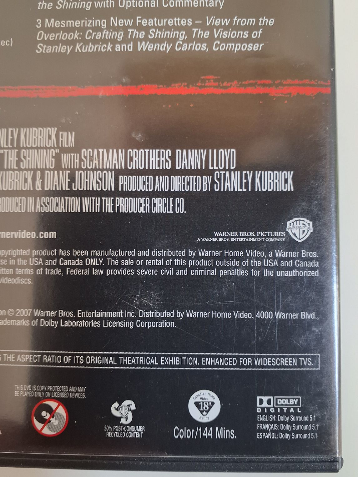 Dvd: The Shining Special Edition
