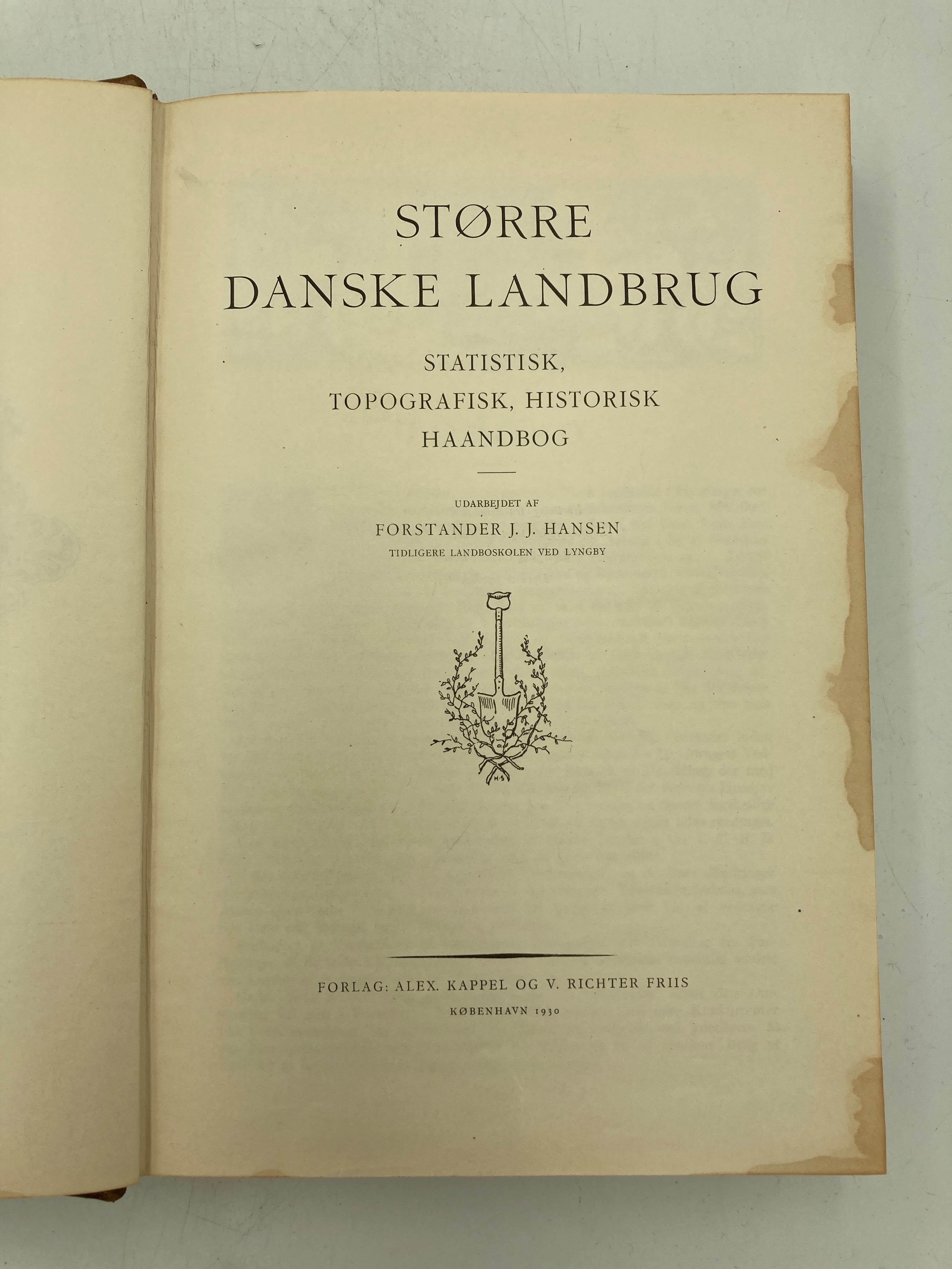 Større danske landbrug (bog samling)
