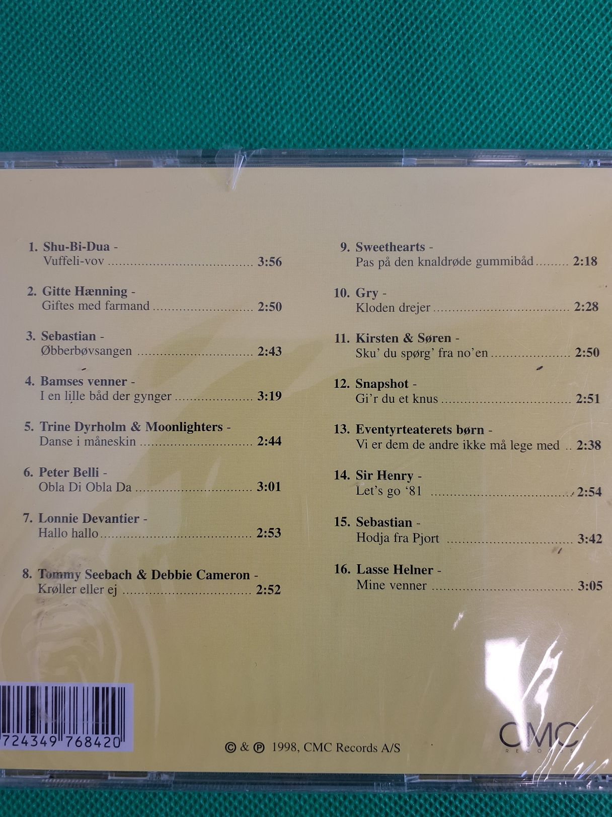 CD Børnehits Mor sang dem engang