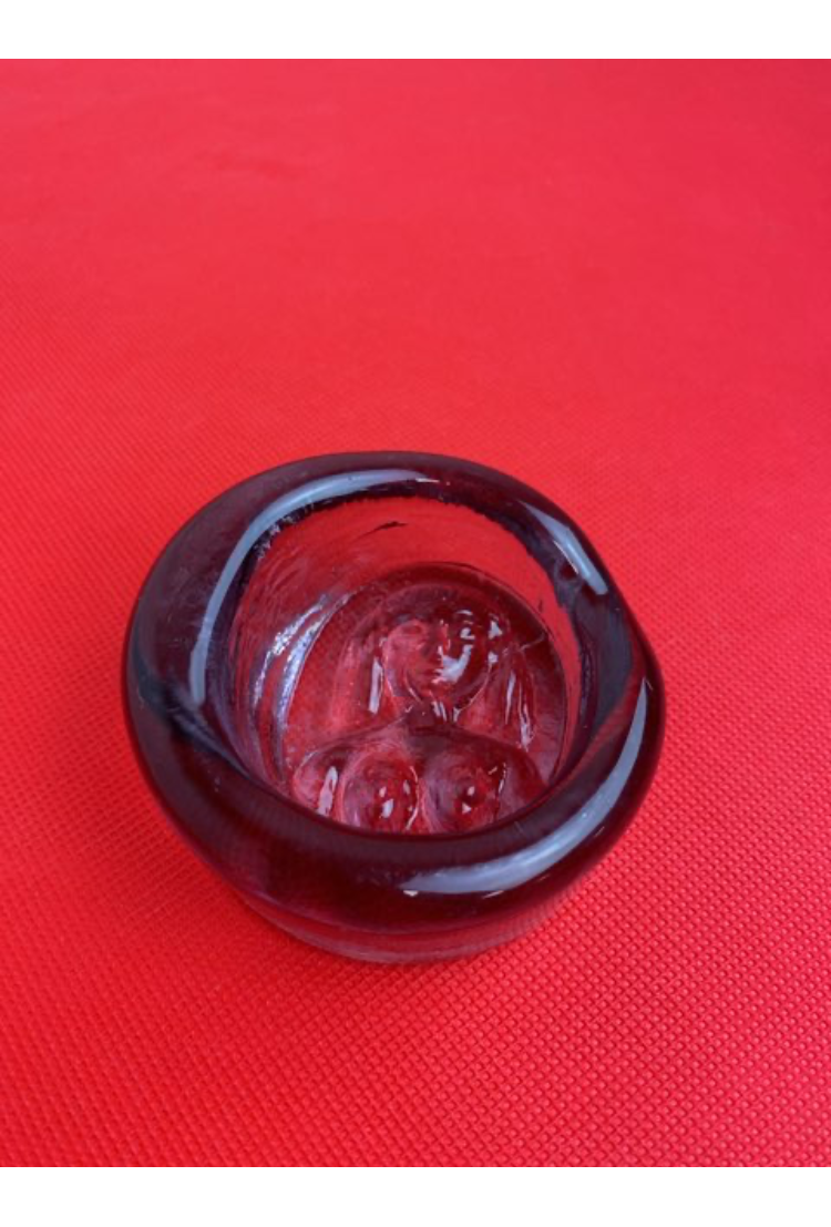Lille Glas Skål/Brevpresser