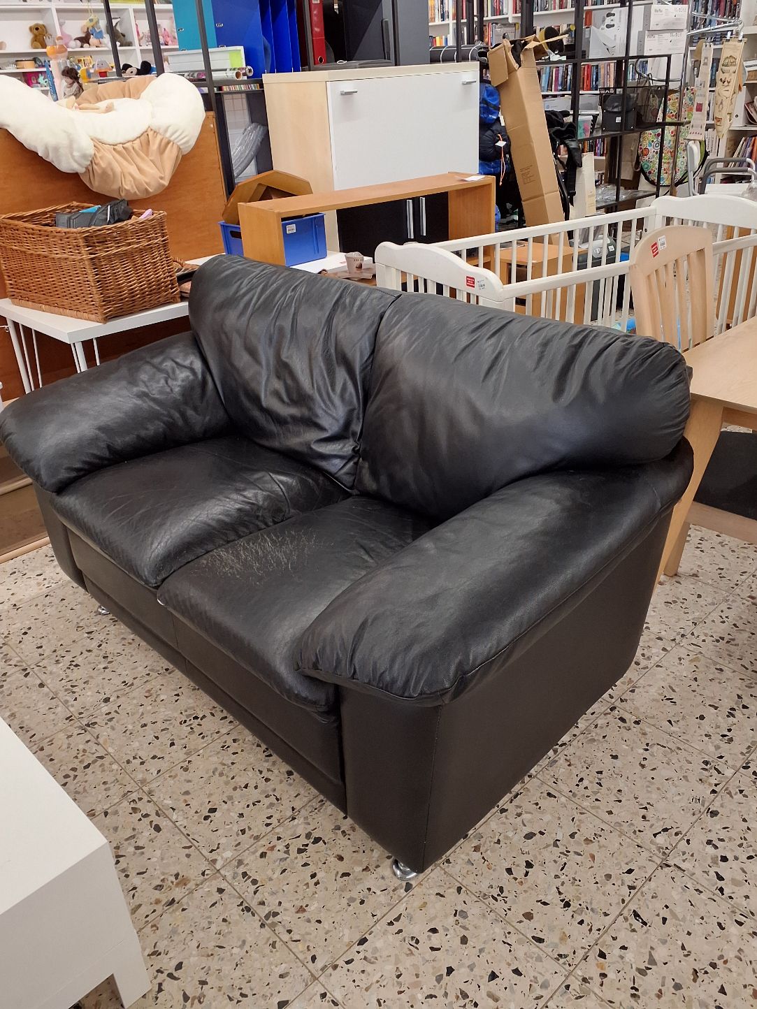 Sofa topersoners i kunstlæder