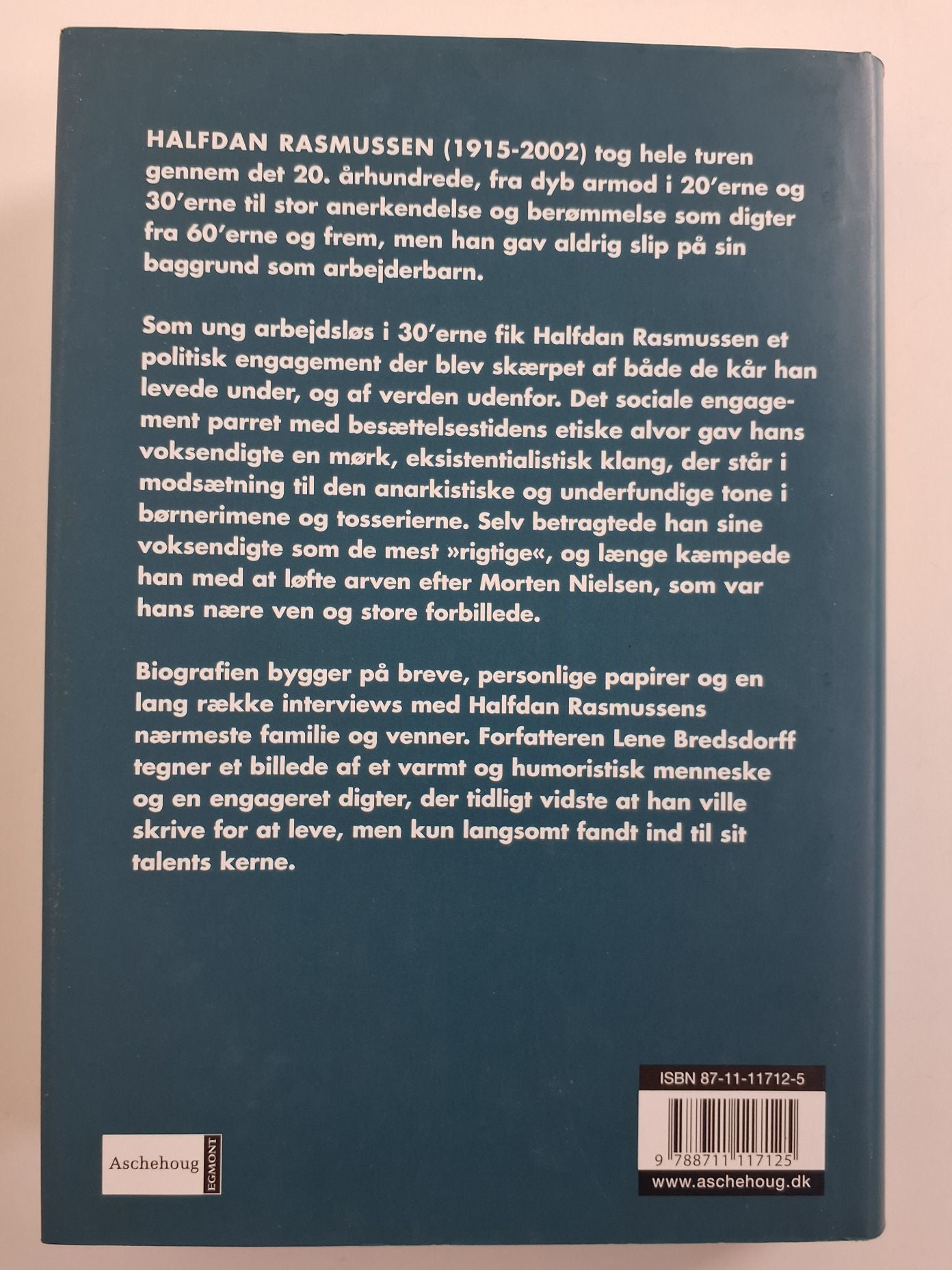 Halfdan Rasmussen biografi Bredsdorff