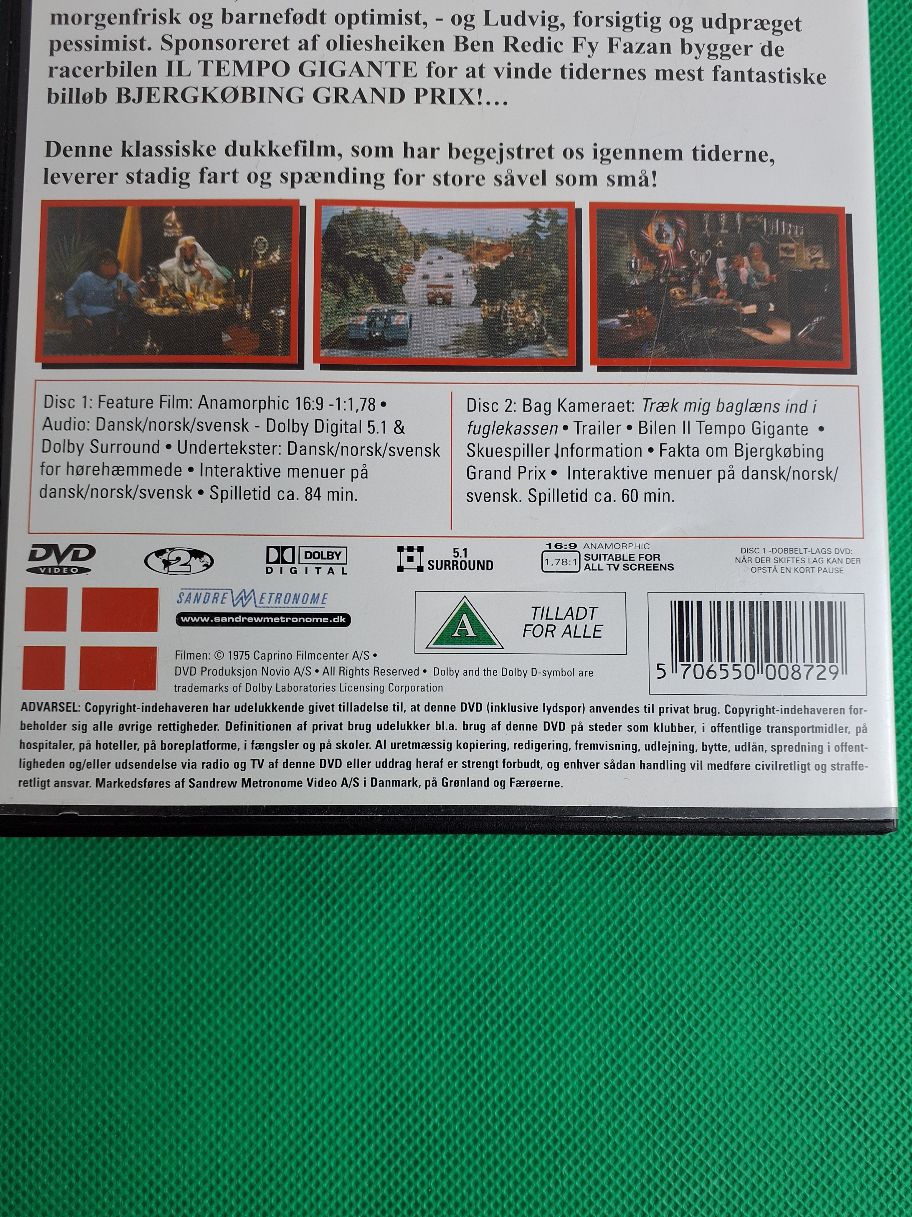 DVD. Bjergkøbing Grand Prix