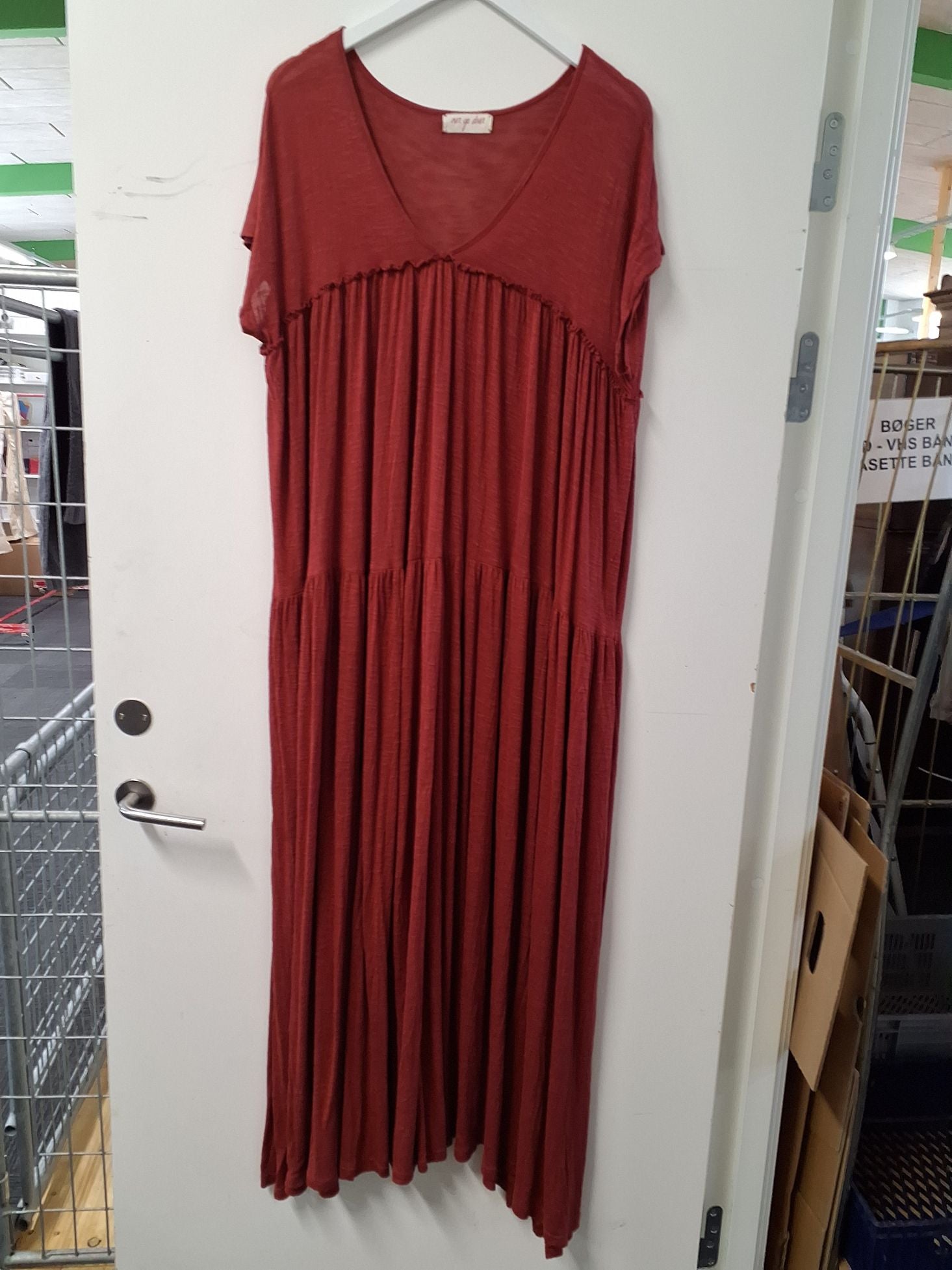 Eva Go Diva bordeaux rød sommerkjole