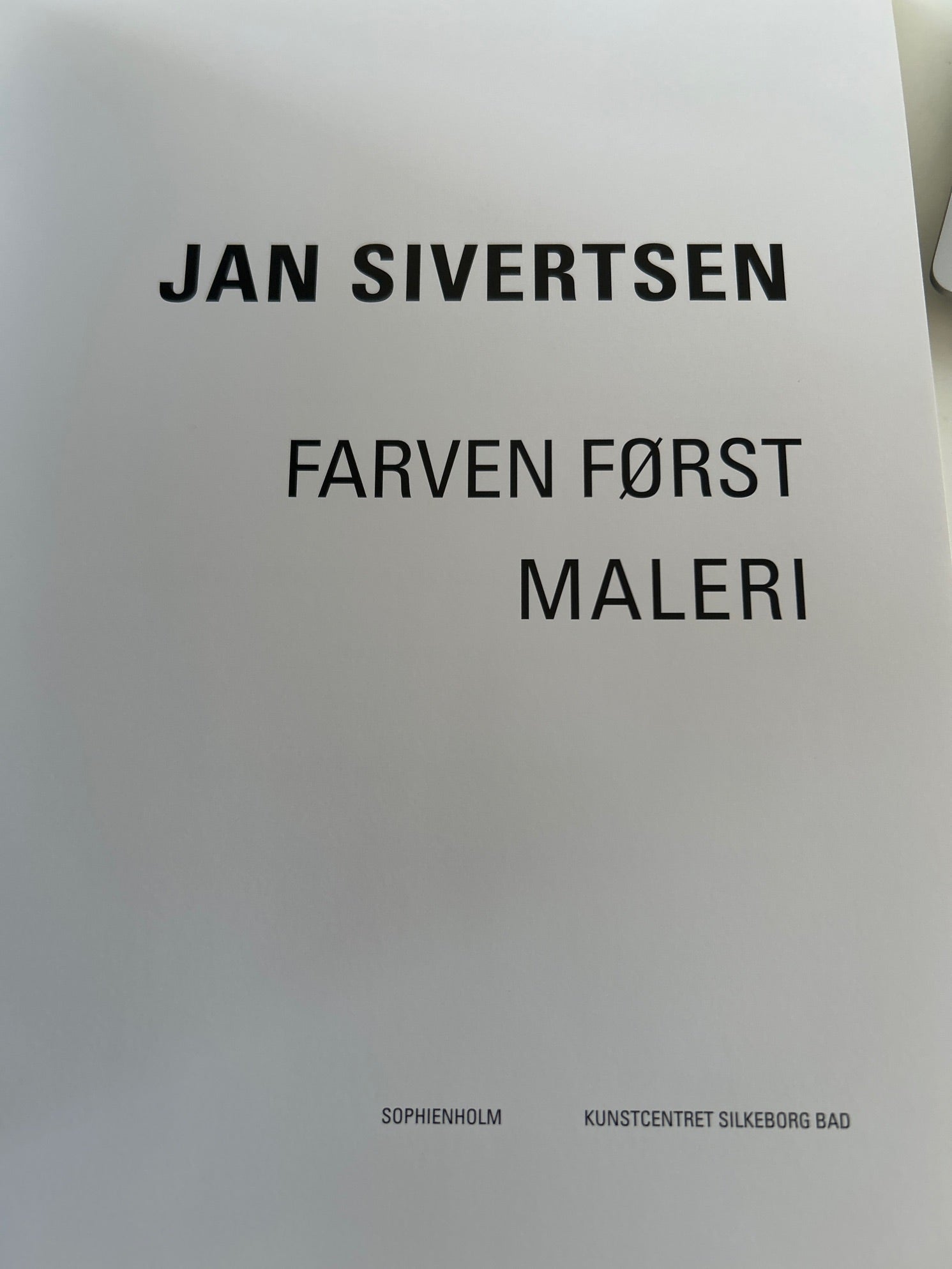 Farven først -maleri af Jan Sivertsen