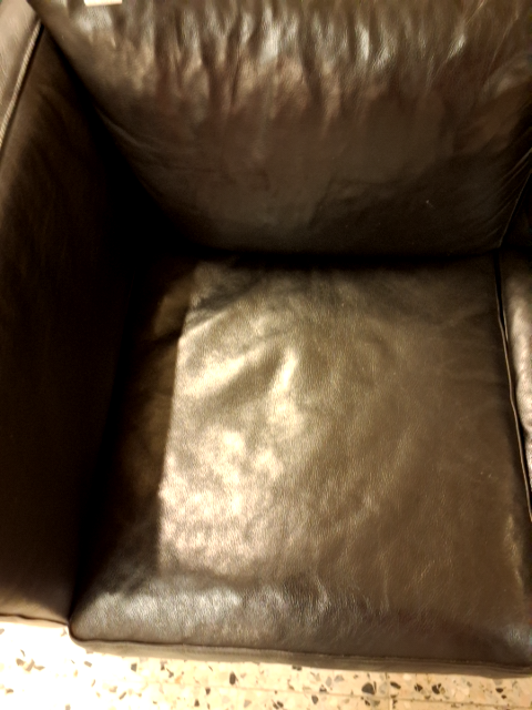 2 personer sofa   læder