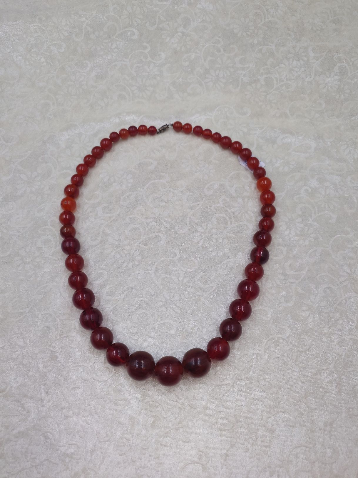 Antik "Cherry Amber" halskæde