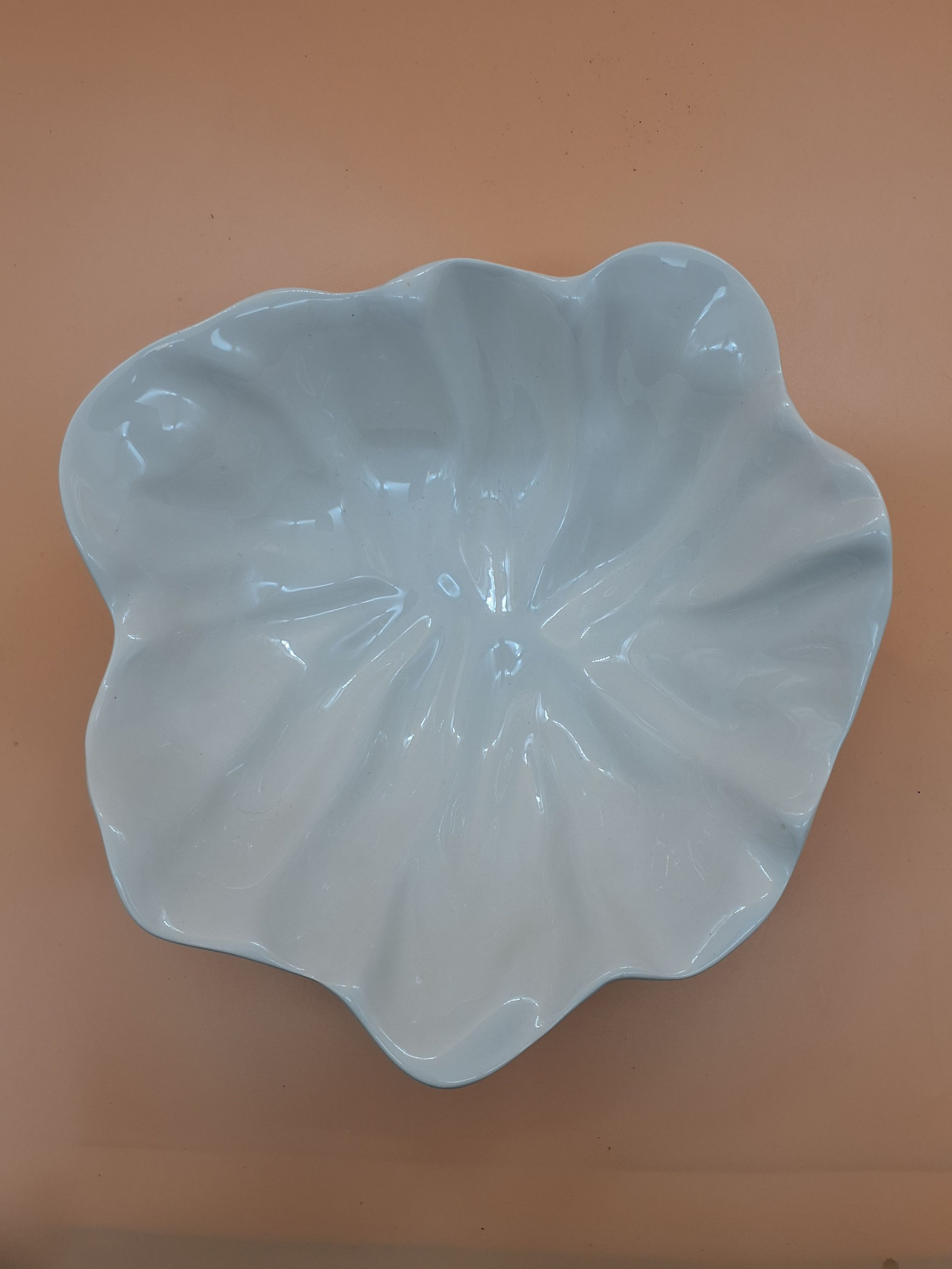 Ole Kortzau fad i hvidt  porcelæn