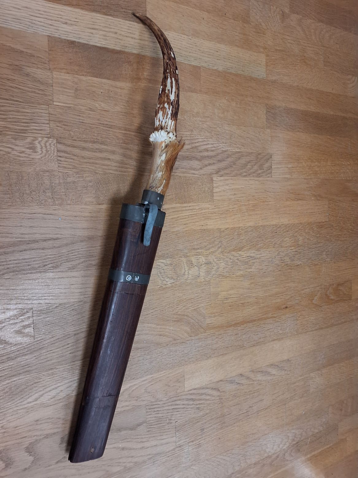 Jagtkniv, gammel finsk elghornskniv