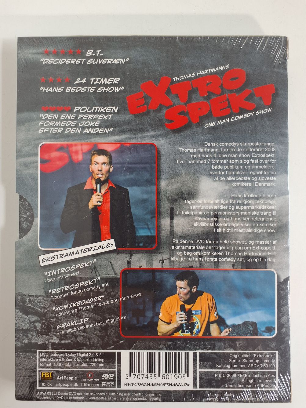 Dvd: Thomas Hartmann "Extrospekt"