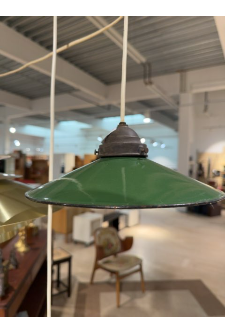 Lampe i grøn