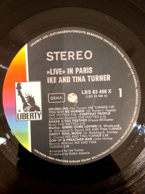Ike & Tina Turner - Live in Paris