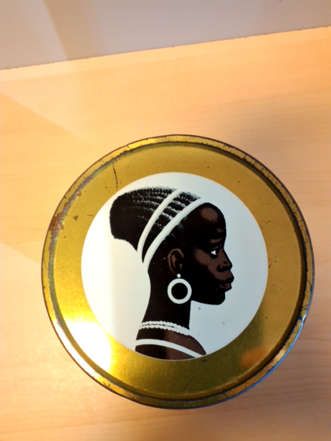 Cirkel  kaffedåse fra Brugsen