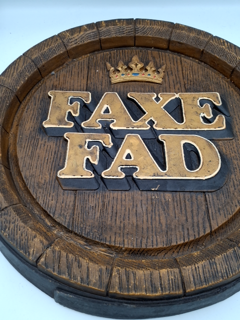Faxe fad skilt