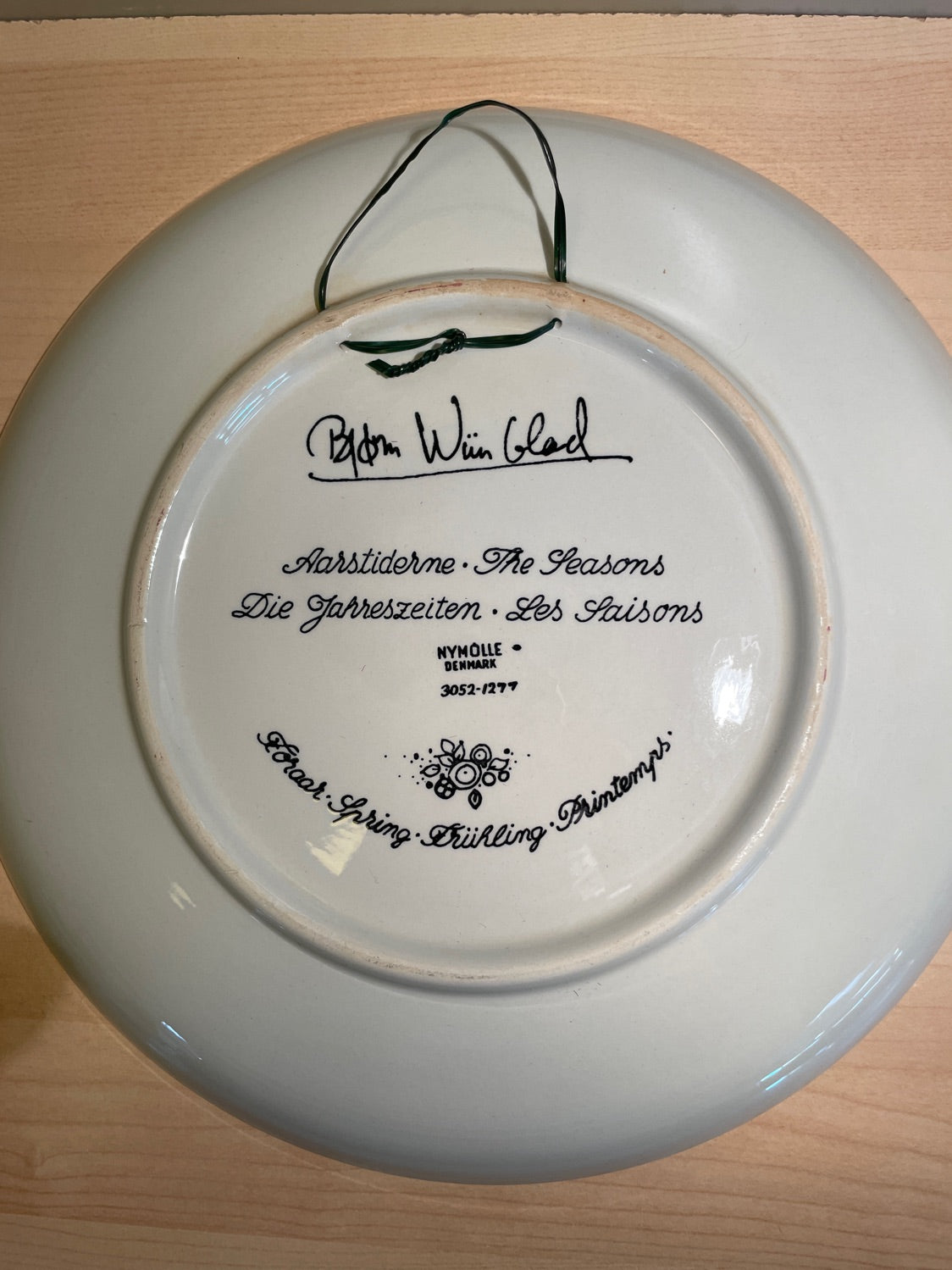 Bjørn Wiinblad tallerken