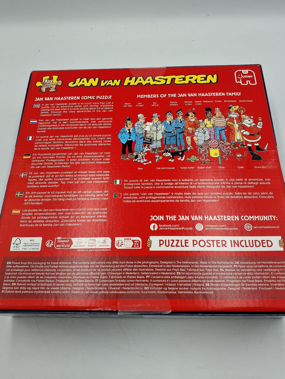 Jan Van Haastern Puzzel