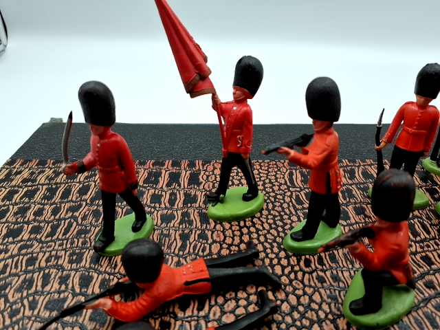 Samling af VTG Britiske Scots Guard regimet