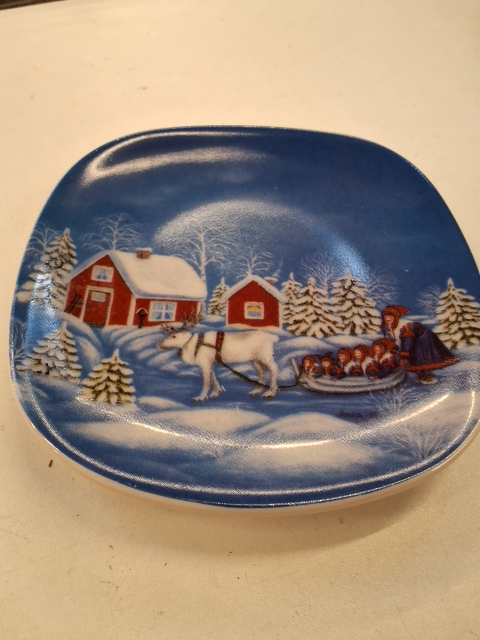 Juleplatte fra Arabia Finland