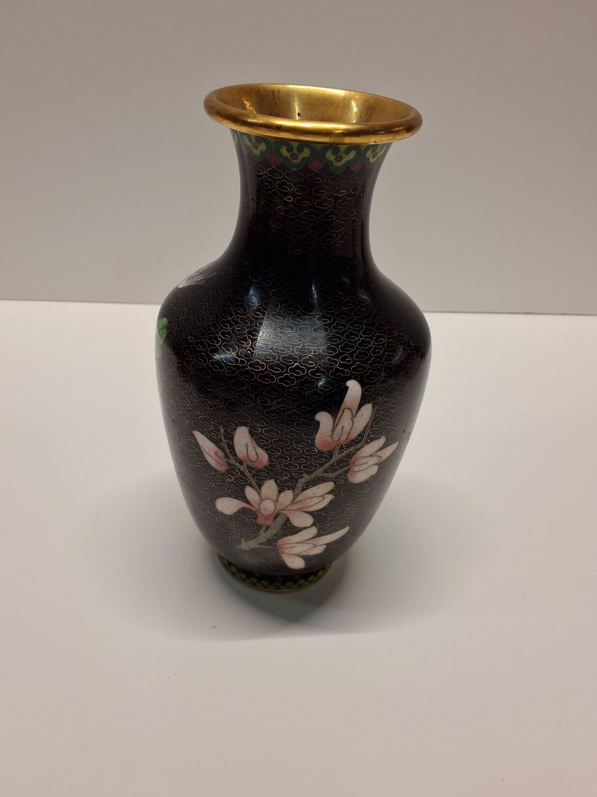 Kinesisk cloisonne vase