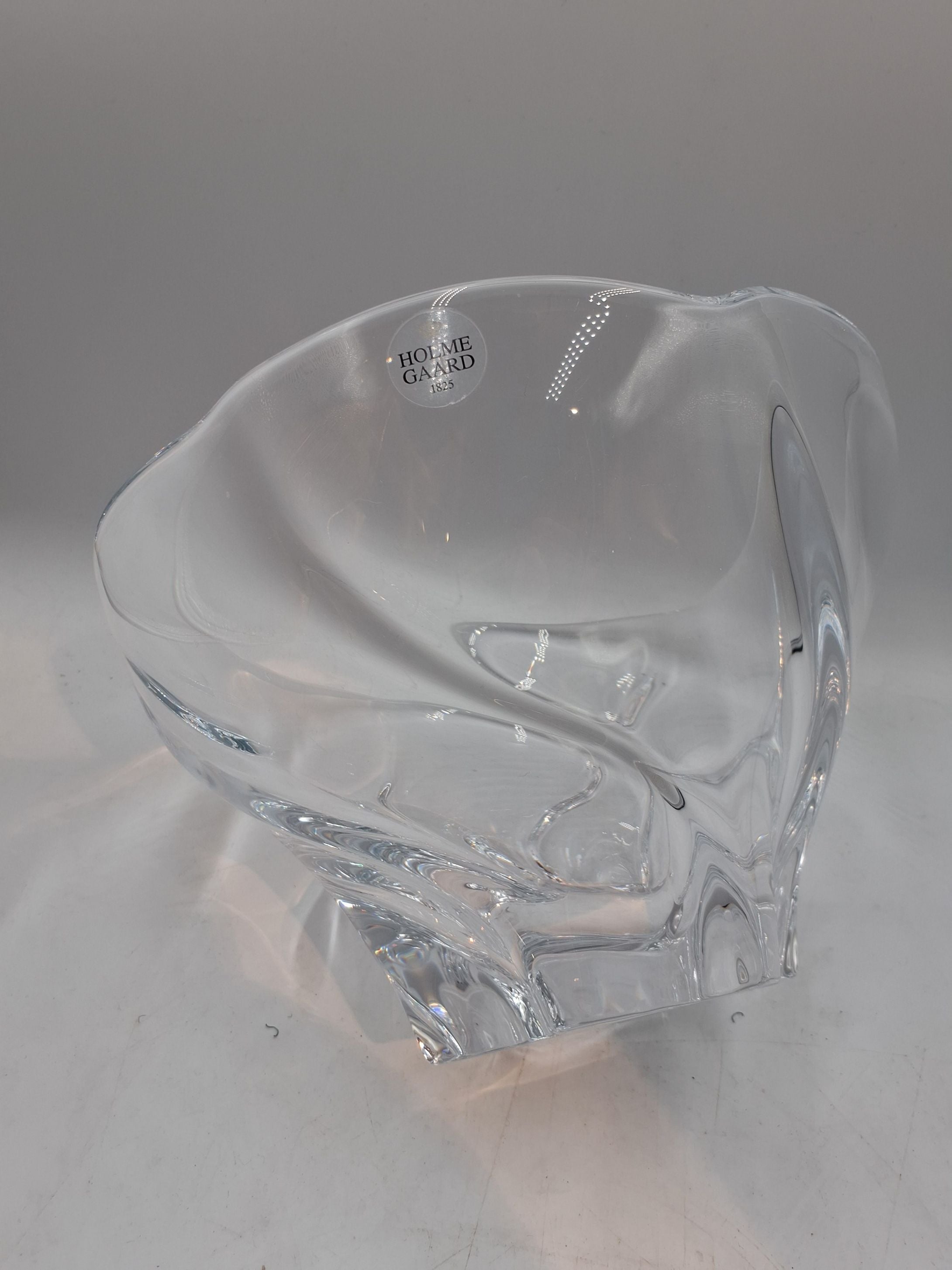 Glasskål, Holmegaard Breeze i klart glas