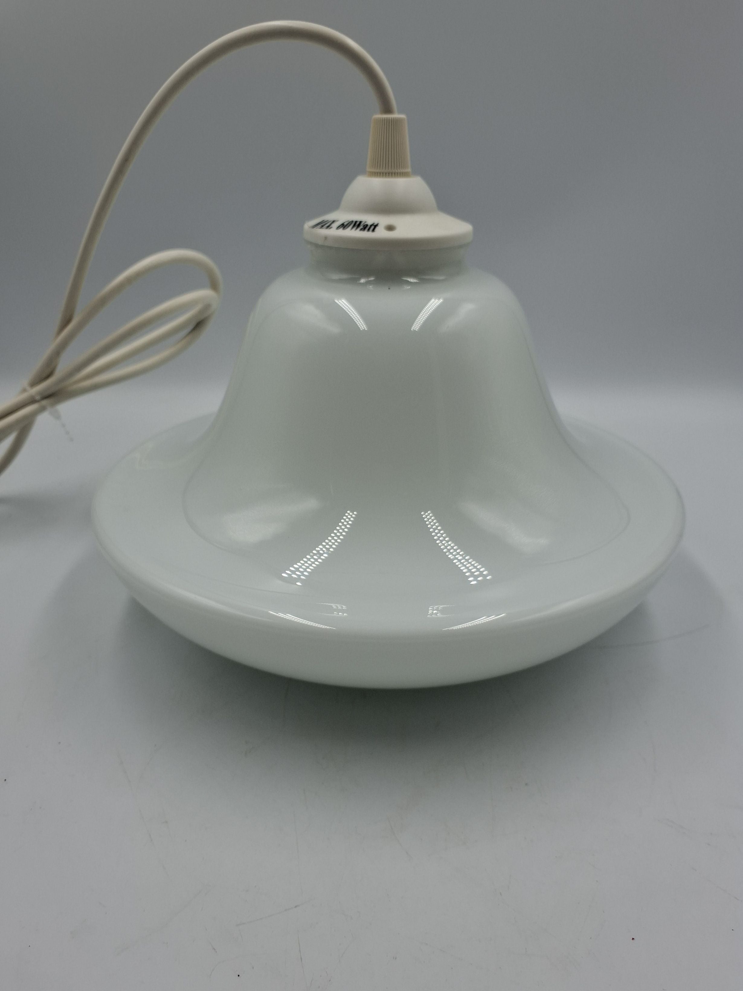 Antik opaline glaspendel