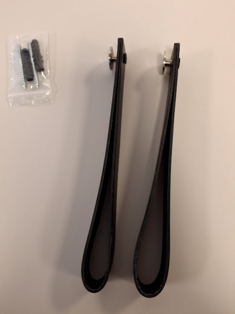 By lassen knage i læder 2 stk