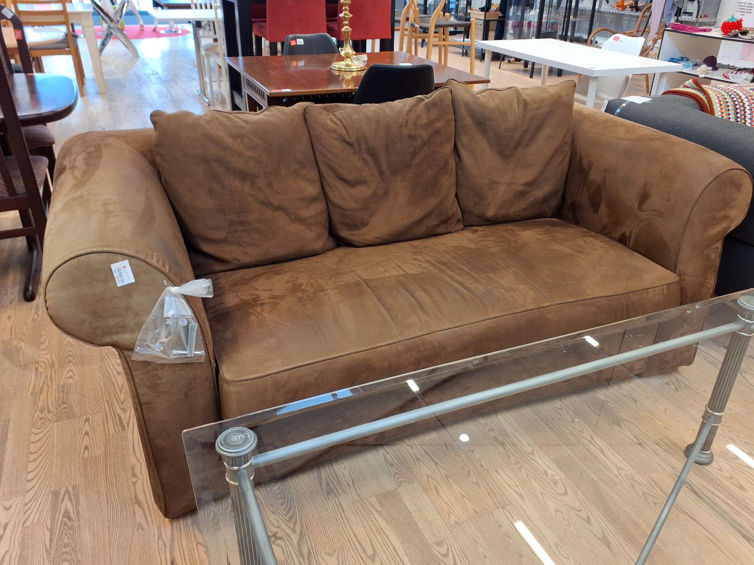 Sofa brun