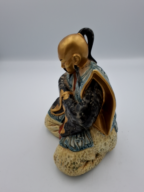 Vintage samurai warrier figur