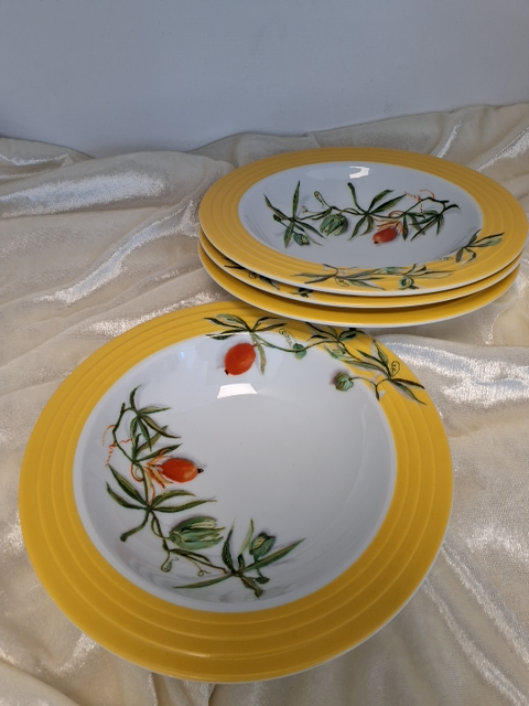Norsk porcelæn Porsgrunn Citron service