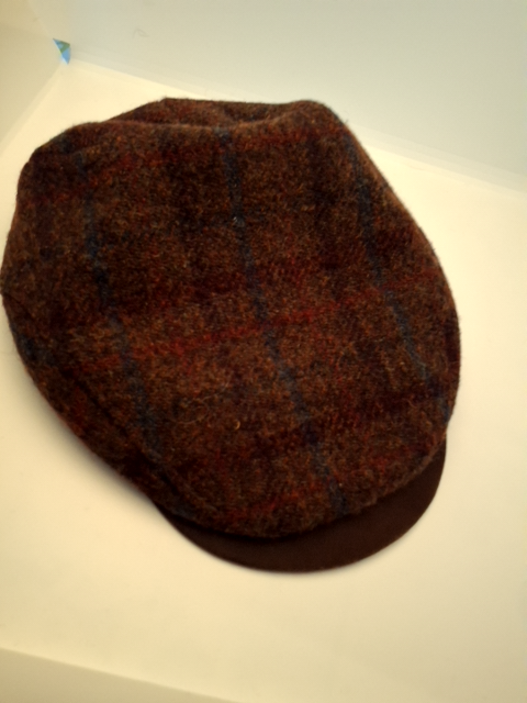Harris Tweed Wool Bugatti Cap