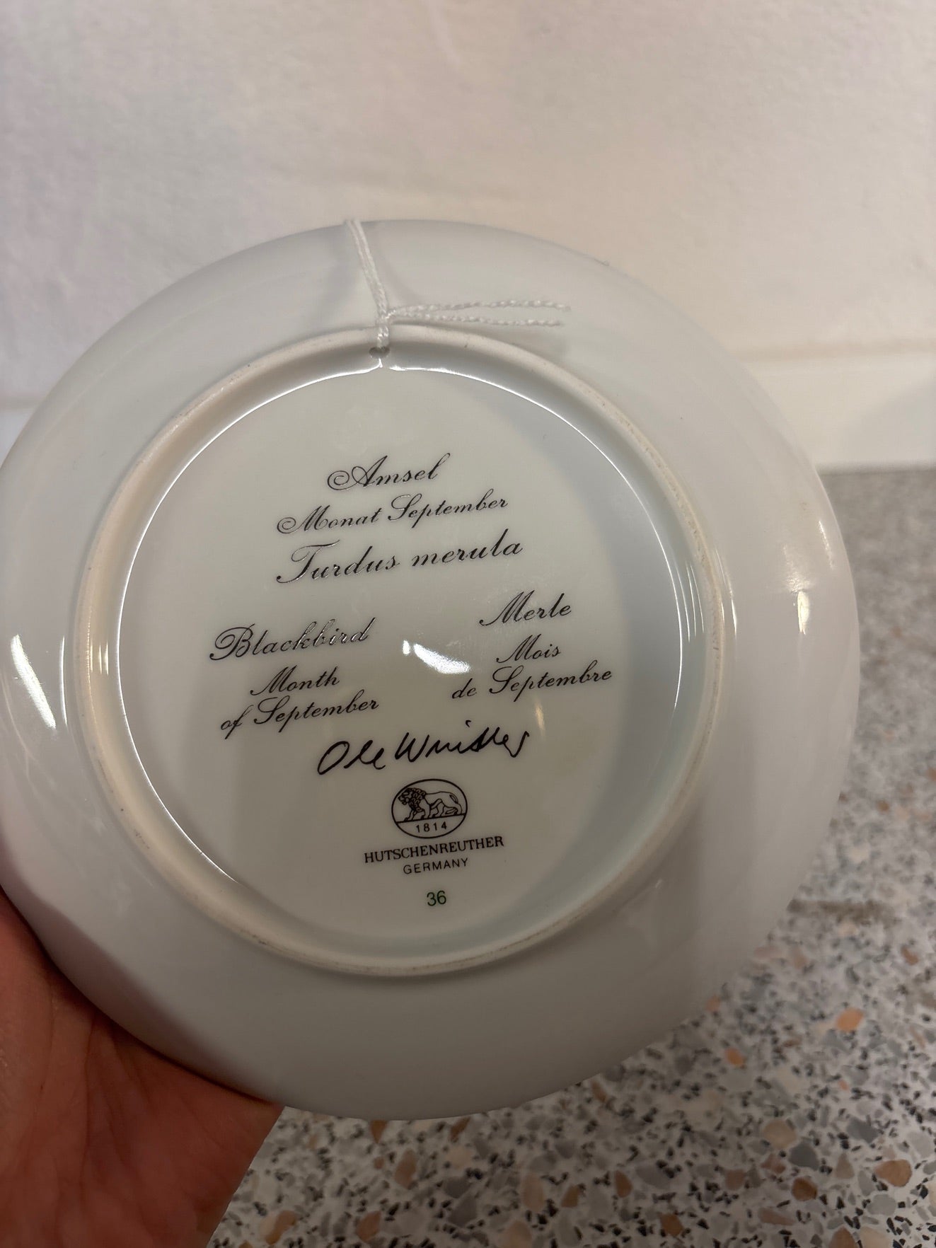 Hutschenreuther samlerplatte