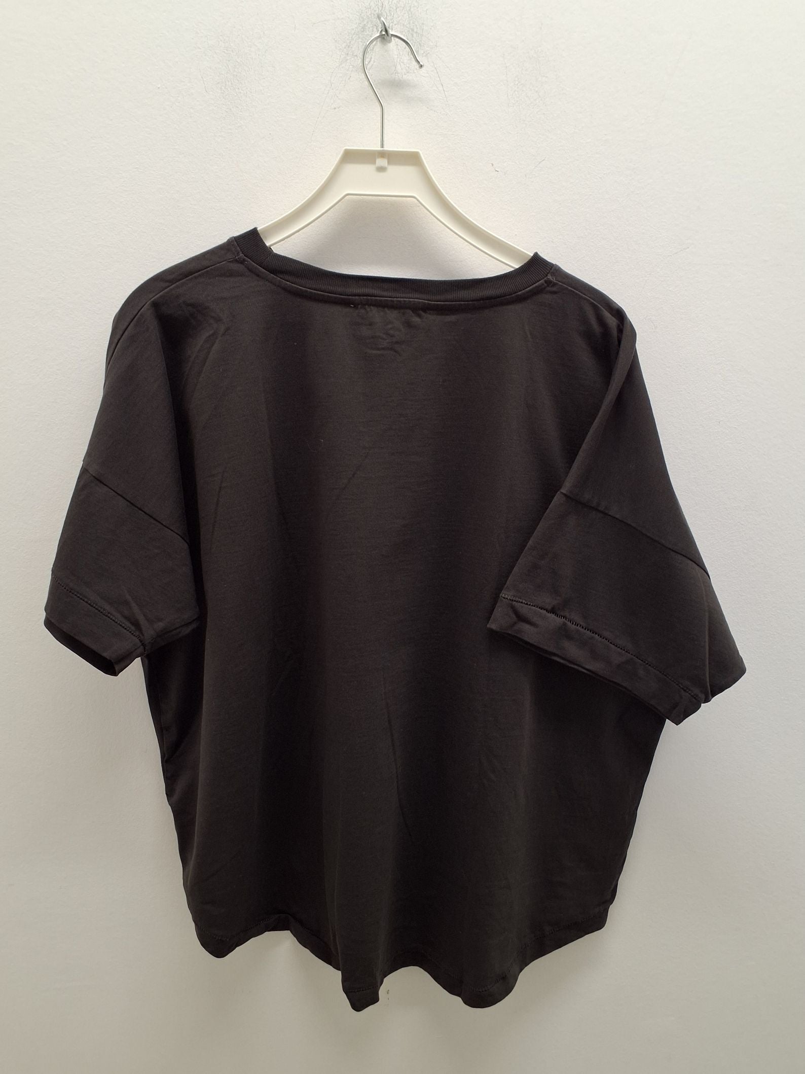 Rabens Saloner Jessie Print cropped T-shirt