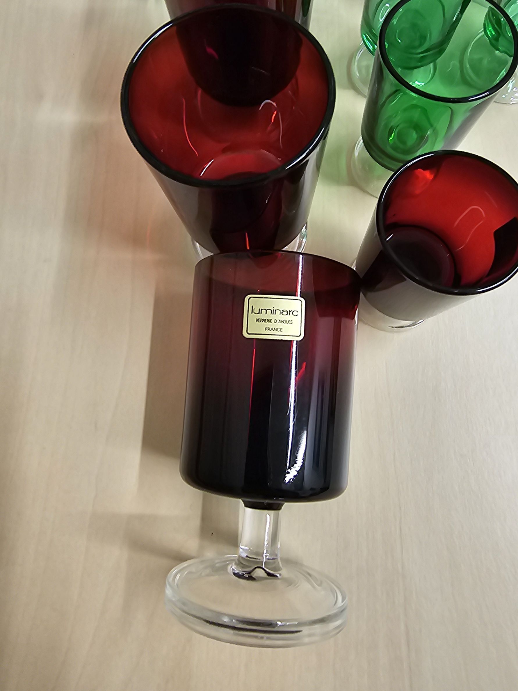 1 sæt luminarc glas
