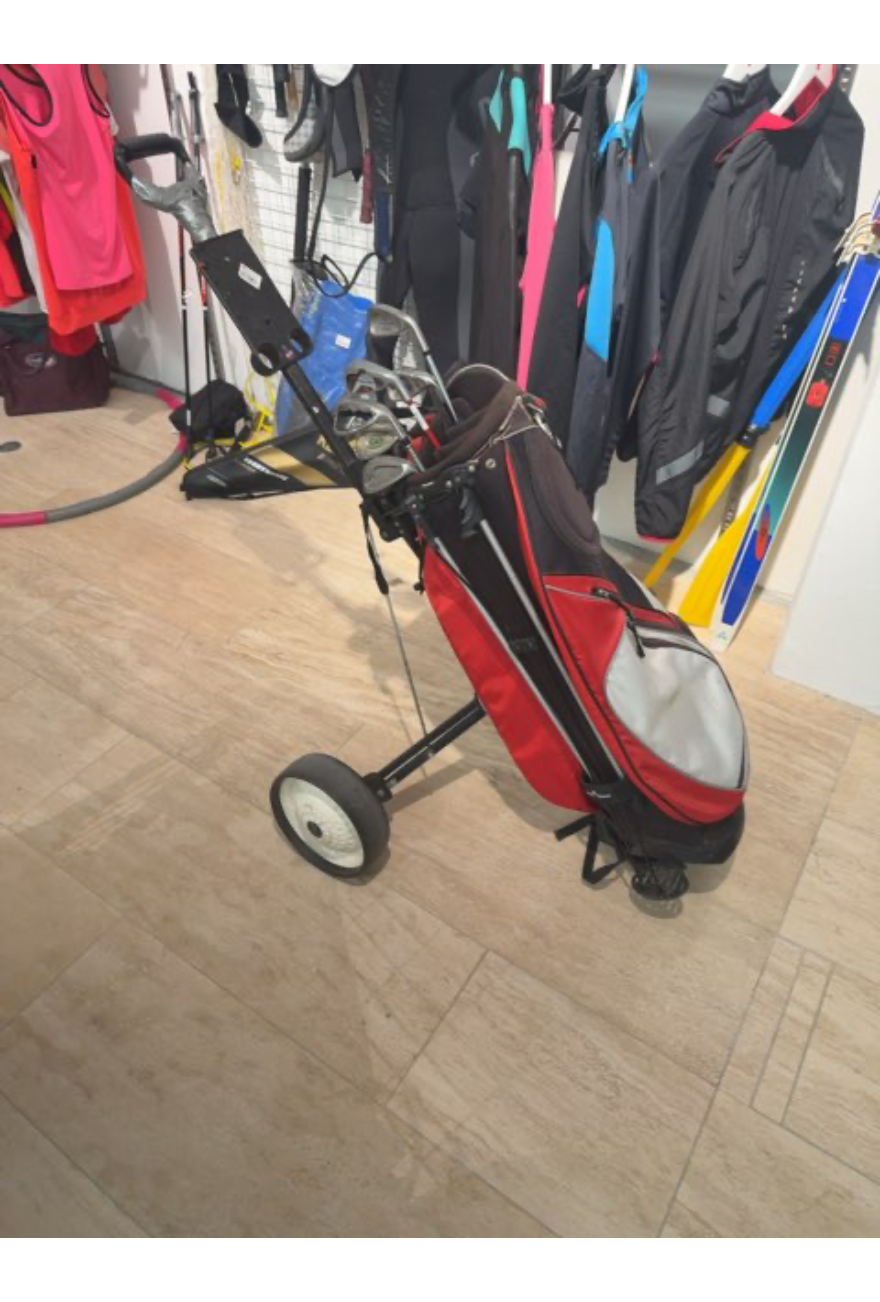 Golfbanen med køller