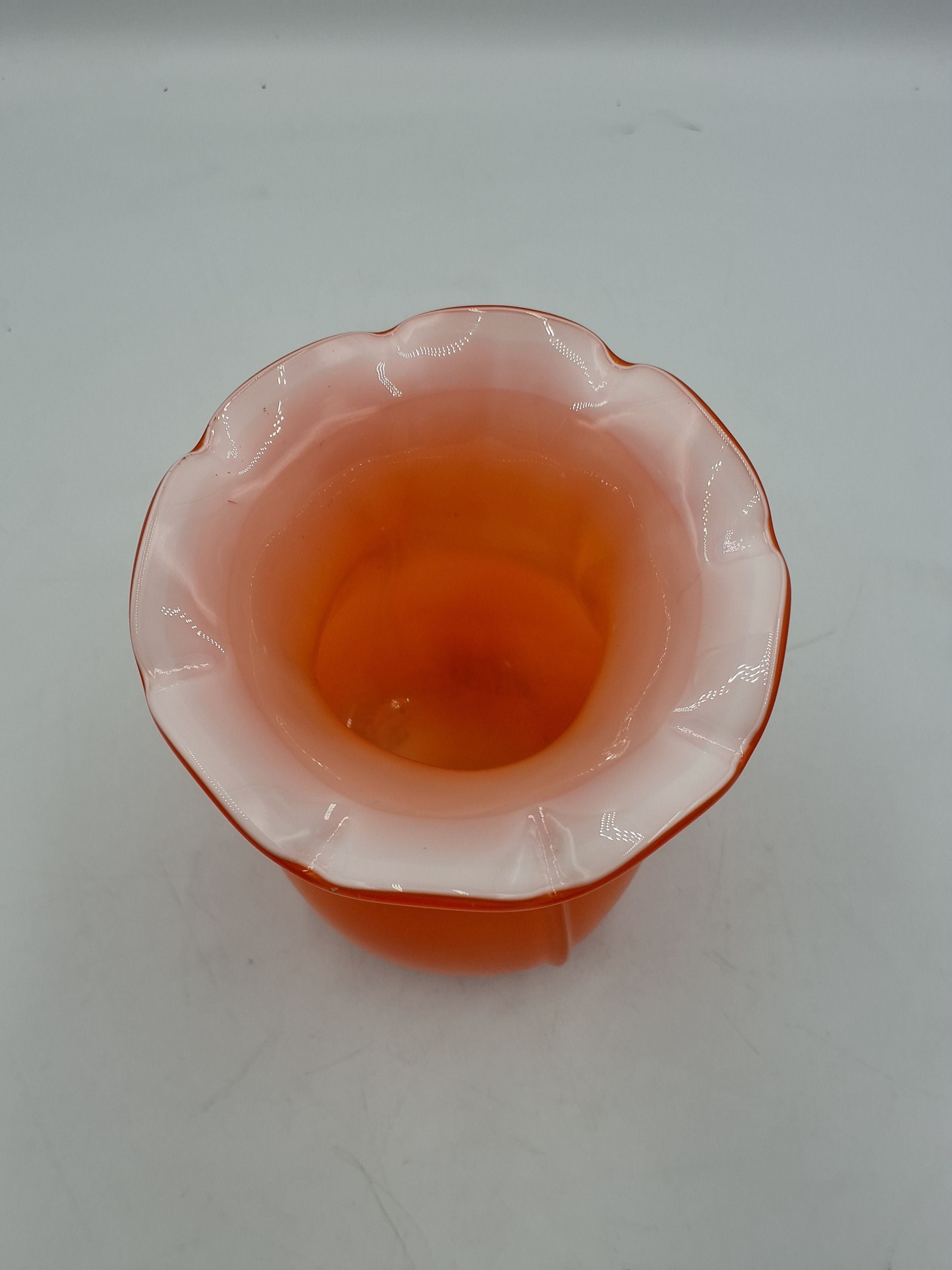 Orange glasvase