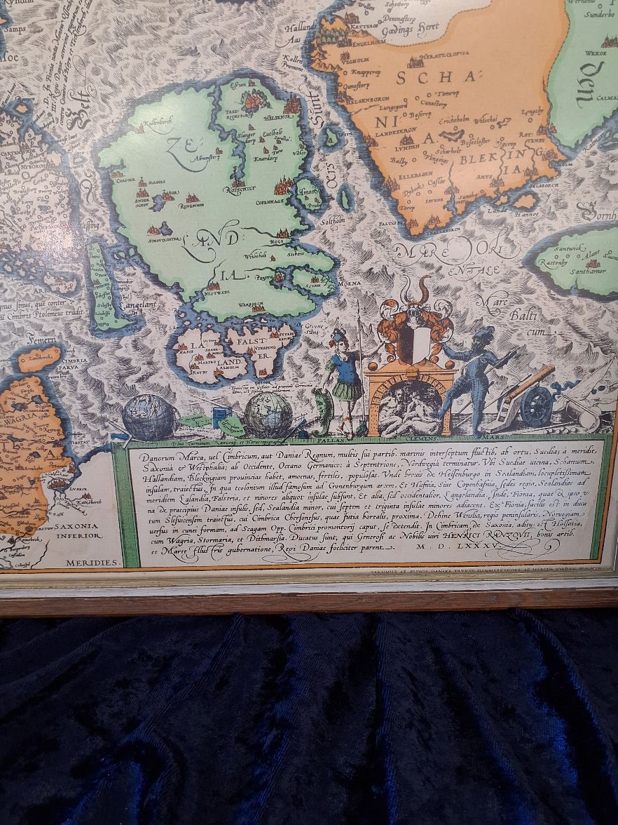 Marcus Jordans Danmarkskort 1588
