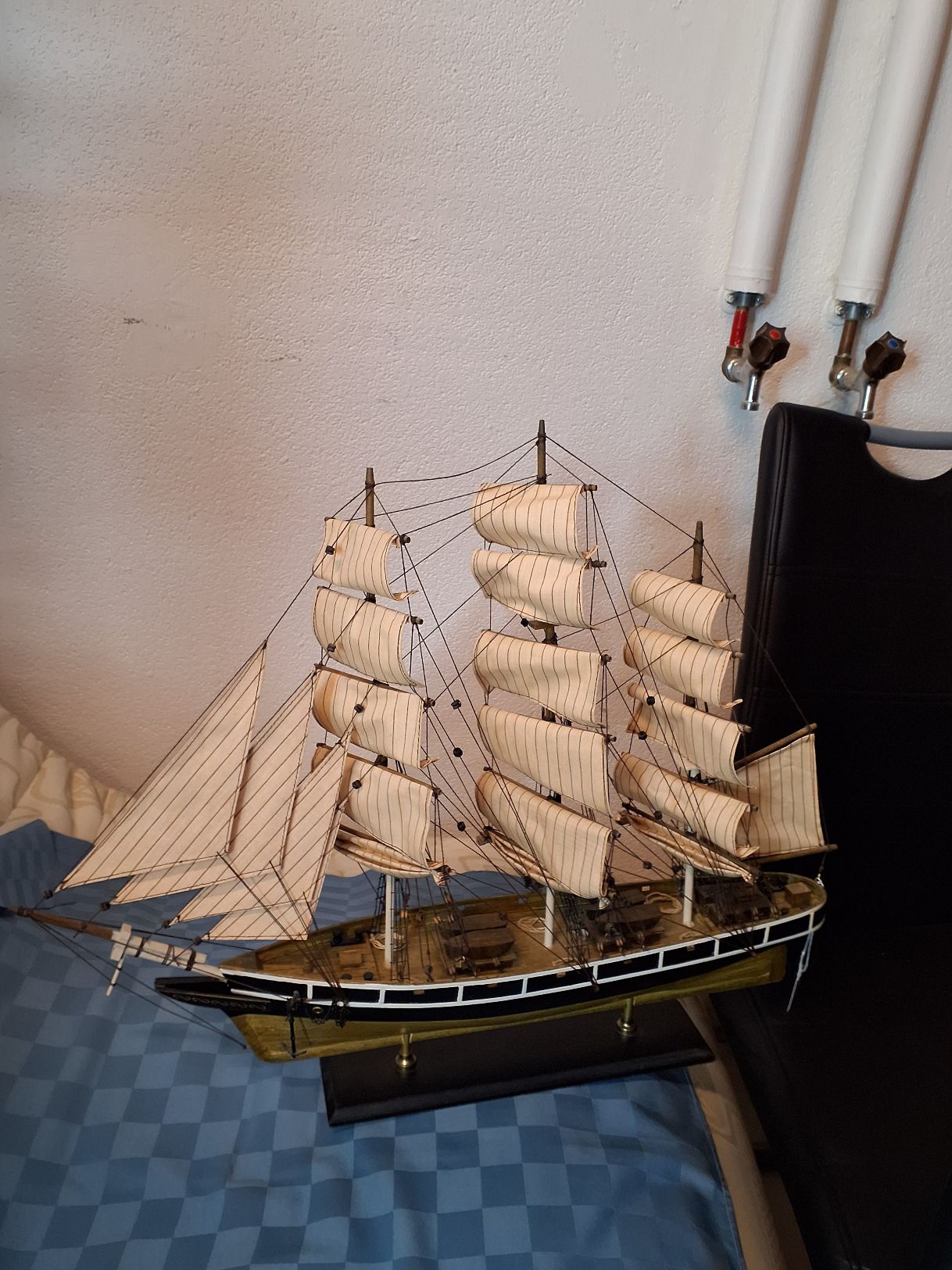 Tremastet bådmodel
