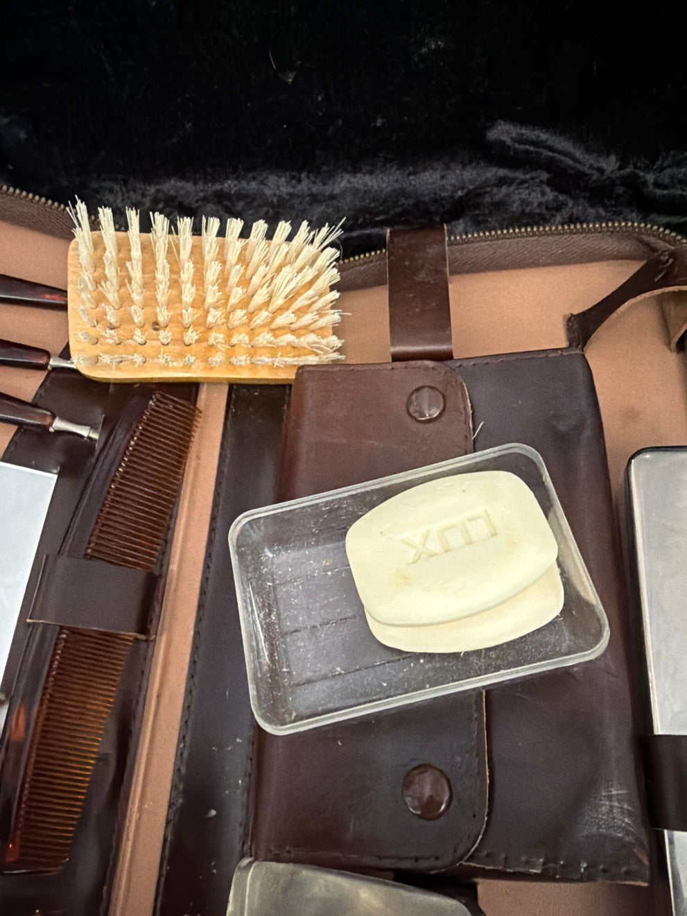 Vintage selvpleje etui